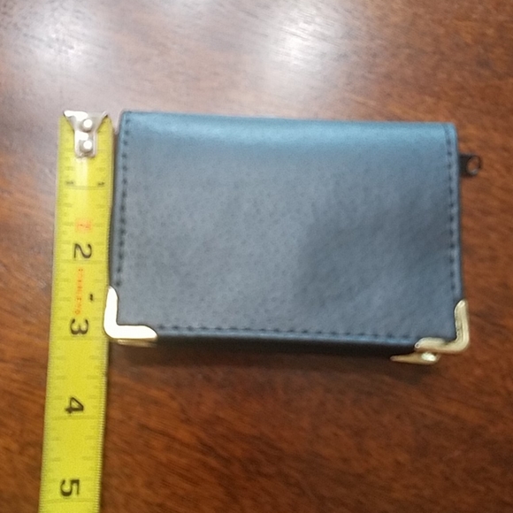 Like New! Black Wallet w Zipper Enclosure - Picture 9 of 10